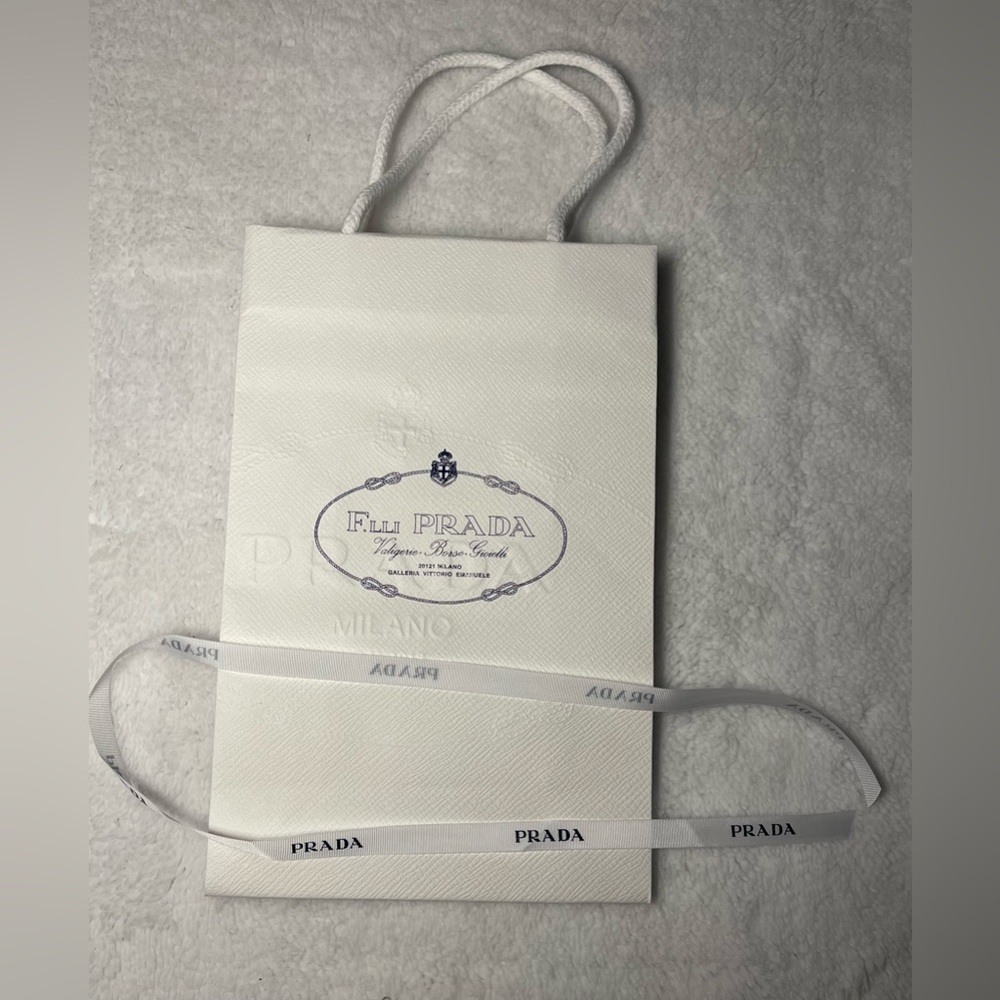 Limited edition Prada shopping bag